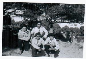 EIF D ORANIE 78 devant milieu georges amouzig derriere jacquie